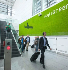 People On Stairs In Airport